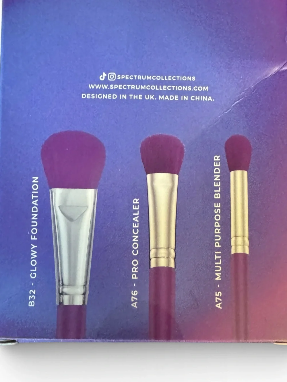 SPECTRUM COLLECTION Soft Baddie 3 Piece Brush Set